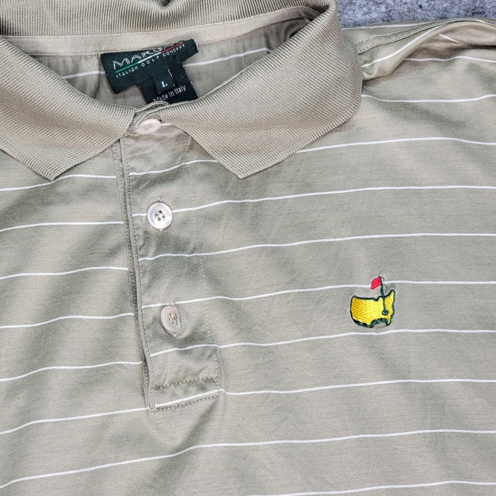 Masters Marbas‎ Italian Golf Concept Masters Polo Shirt Mens Large Striped